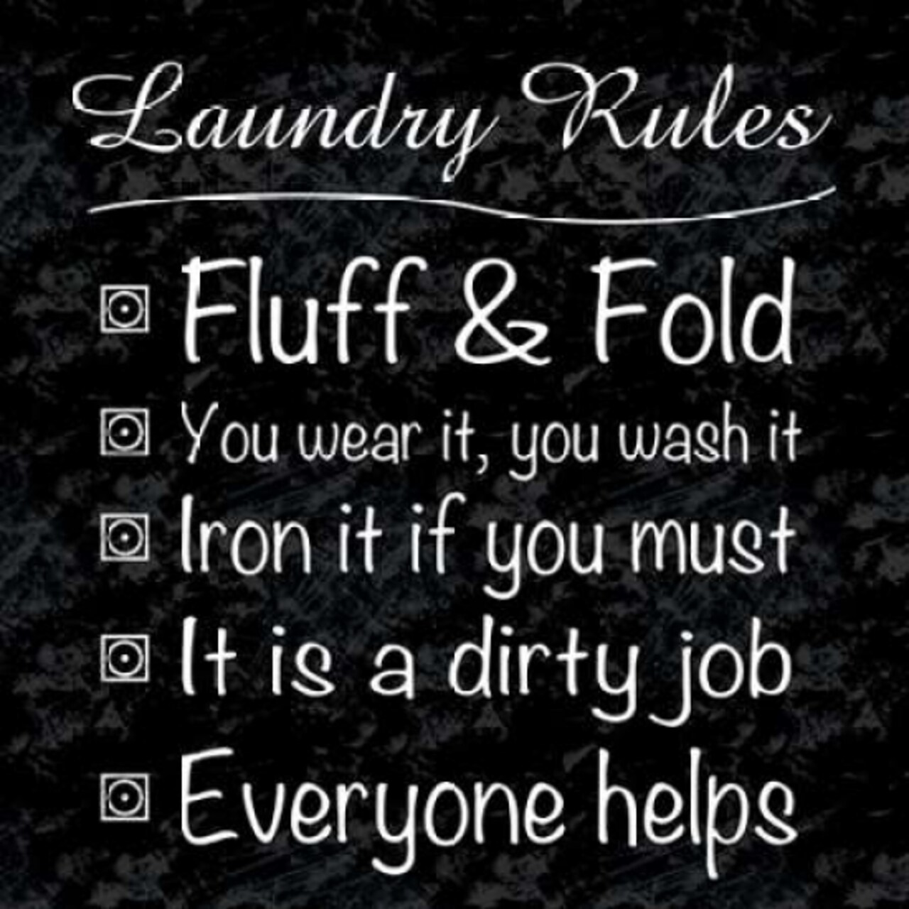 Laundry Rules Poster Print by Lauren Gibbons - Item # VARPDXGLSQ132B